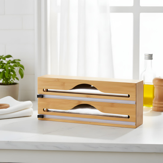 Dual Wooden Foil Dispenser